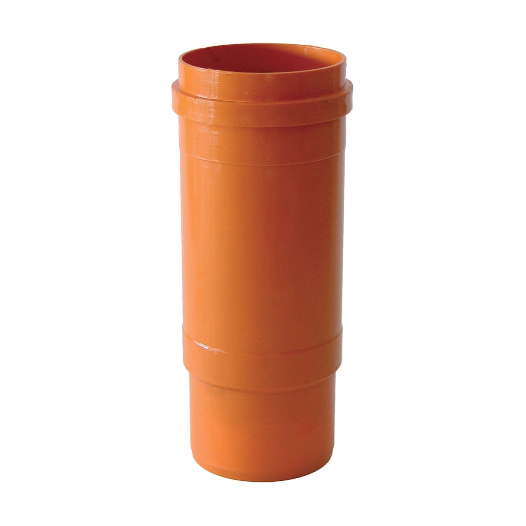 GIUNTO DI DILATAZIONE IN PVC ARANCIO CON GUARNIZIONE AL LABBRO- Diam. 100- ESCLU- pezzi 1