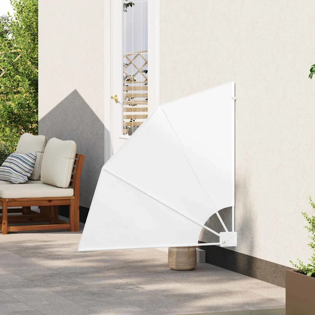 Schermo di Privacy per Balcone-Pannello per privacy 115 x 115 cm Poliestere Bianco