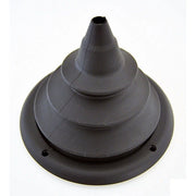 SOFFIETTO NERO CON FLANGIA - FORO Ø 12 X 150