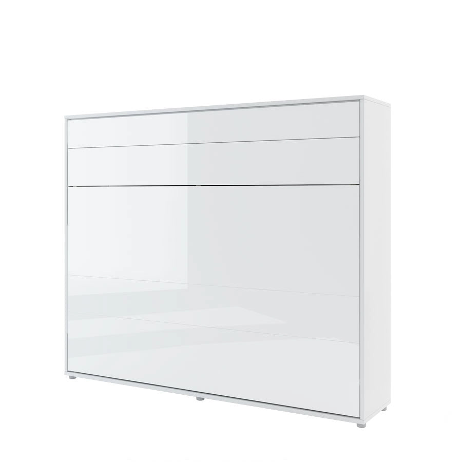 LETTO 14 160x200 ORIZZONTALE BIANCO LUCIDO
