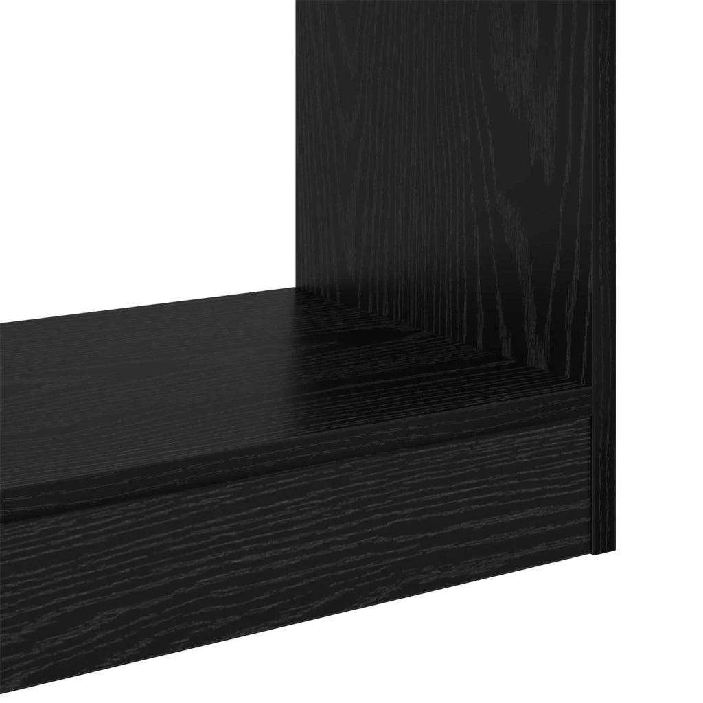 Armadio per Libri 5 livelli 60 x 30 x 166 cm Rovere nero 880461