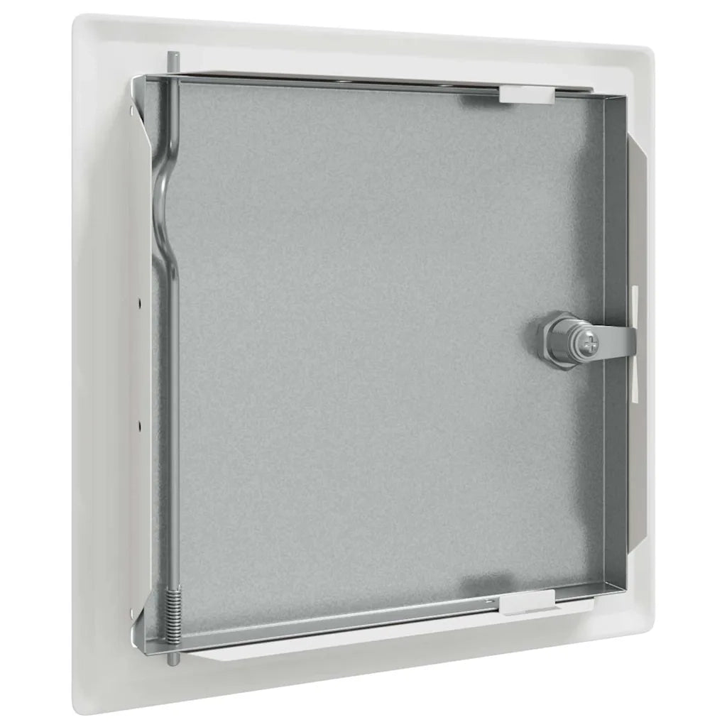Pannello di Accesso 2 pz Bianco 23 x 23 x 3 cm Acciaio CFW4060672