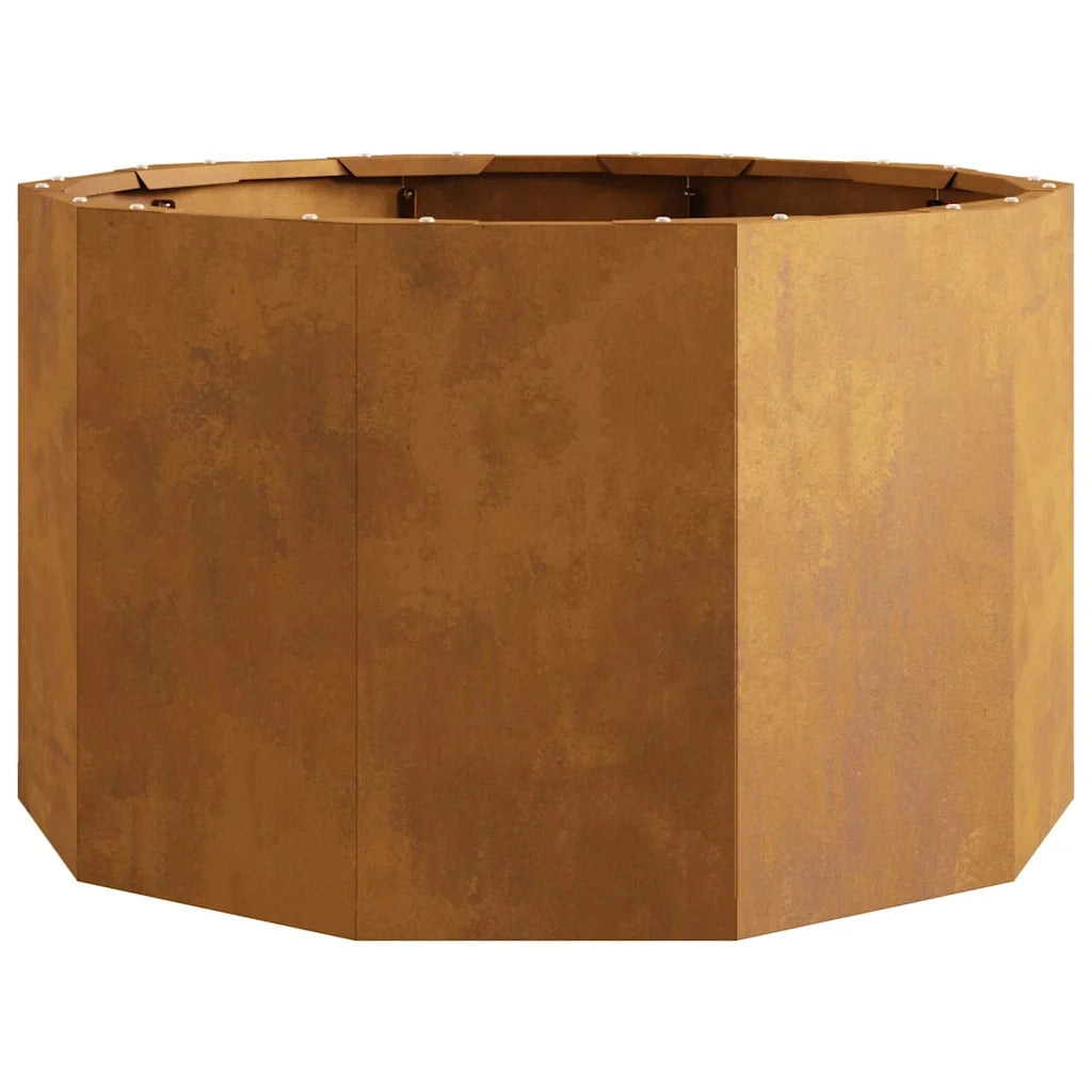 Fioriera Ruggine-Vaso-Contenitore per Piante 60 x 60 x 35 cm