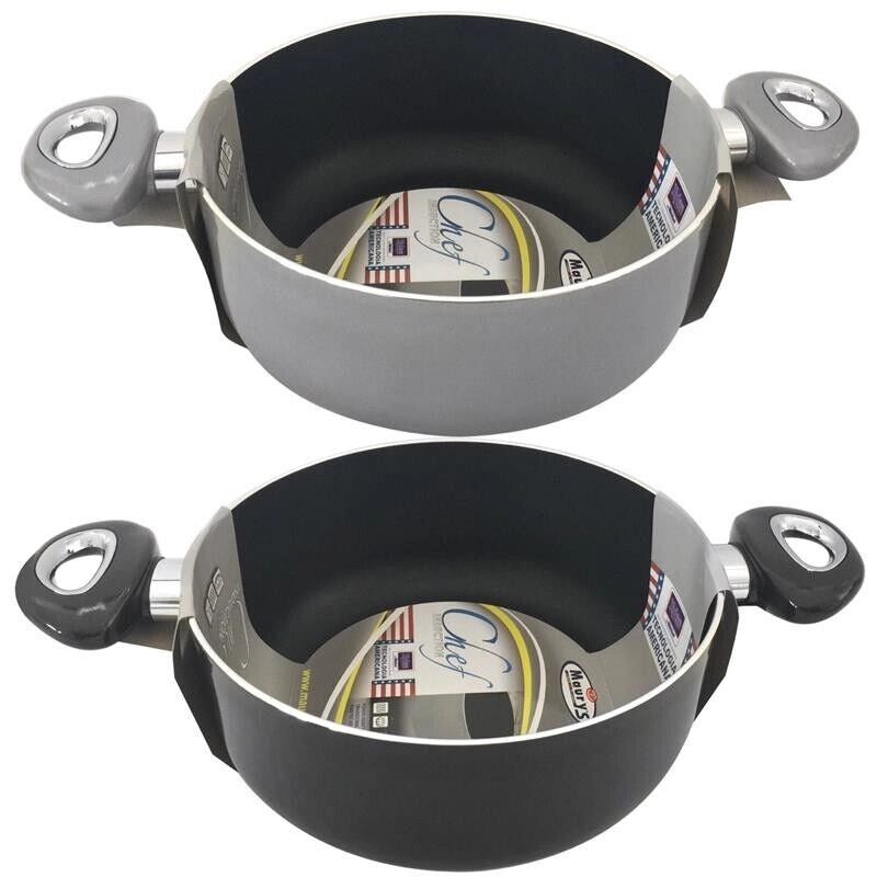 MAURY'S CHEF INDUCTION CASSERUOLA 24 CM CON FONDO IN TECNOLOGIA XYLAN