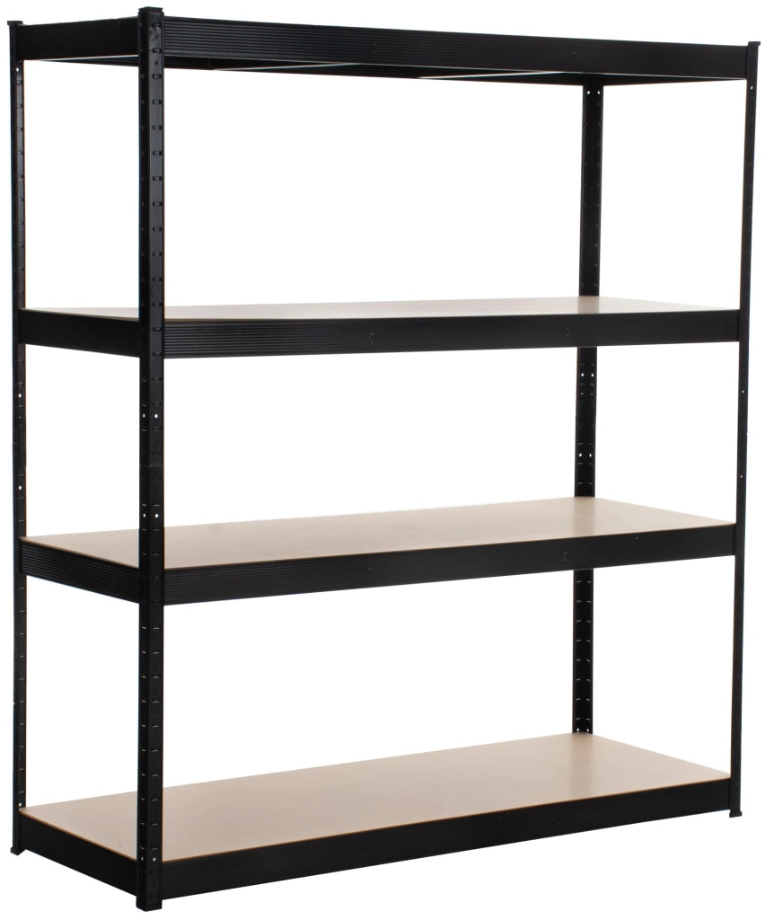 Scaffale senza viti 160x60x180 cm nero