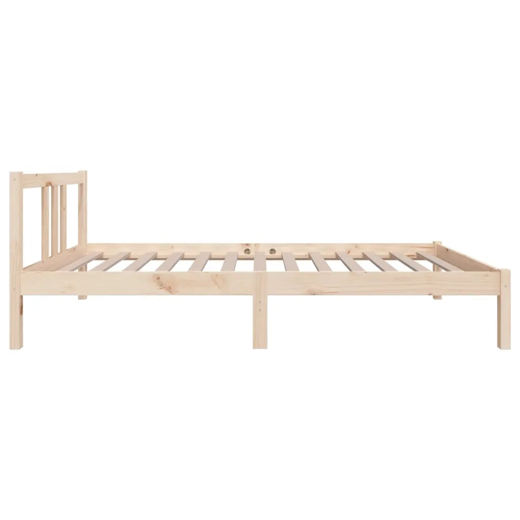 Giroletto-Struttura Letto in Legno Massello 90x190 cm Single 394019