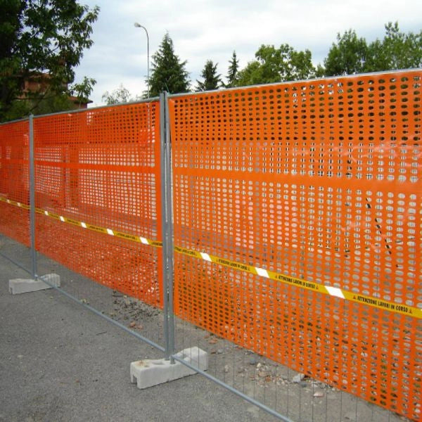 RETE DI DELIMITAZIONE CANTIERE PESANTE 1,2x50 mt - 60 mq- IDEAL STAR