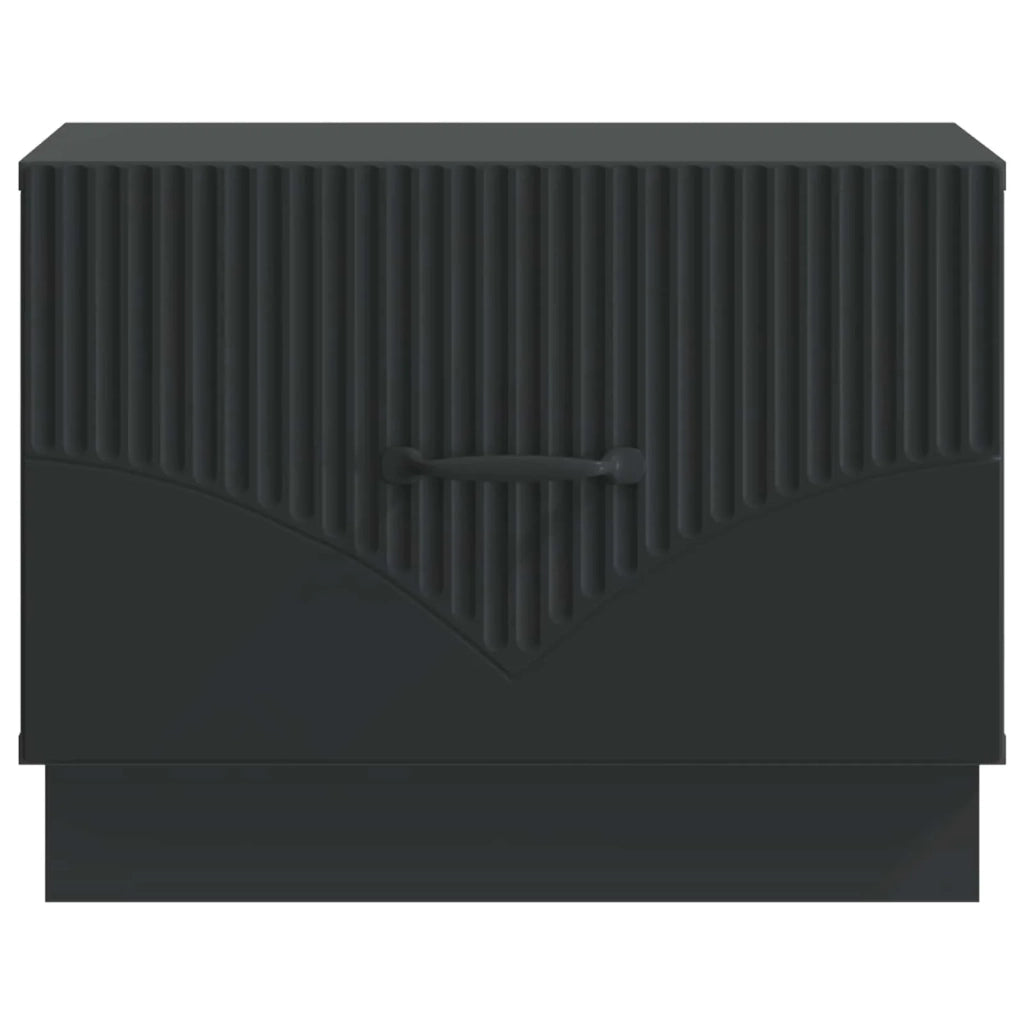 Tavolino da salotto Nero 49 x 50 x 37 cm Legno ingegnerizzato