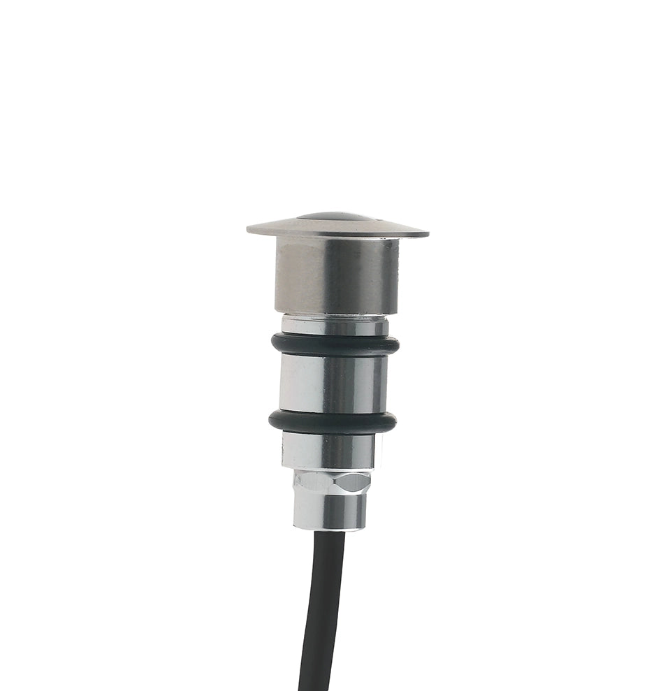 Faretto Segnapasso Incasso LED nikel 1W 3,5V DC 80LM 3000K IP67