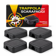 4 Trappole Adesive Formiche o Scarafaggi Da Interno Non Tossiche Per la Casa Trappola per scarafaggi