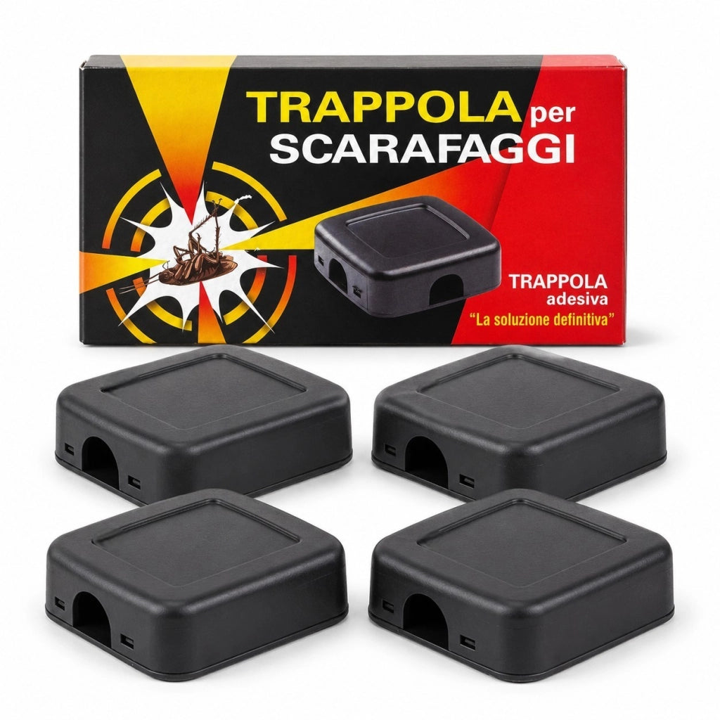 4 Trappole Adesive Formiche o Scarafaggi Da Interno Non Tossiche Per la Casa Trappola per scarafaggi