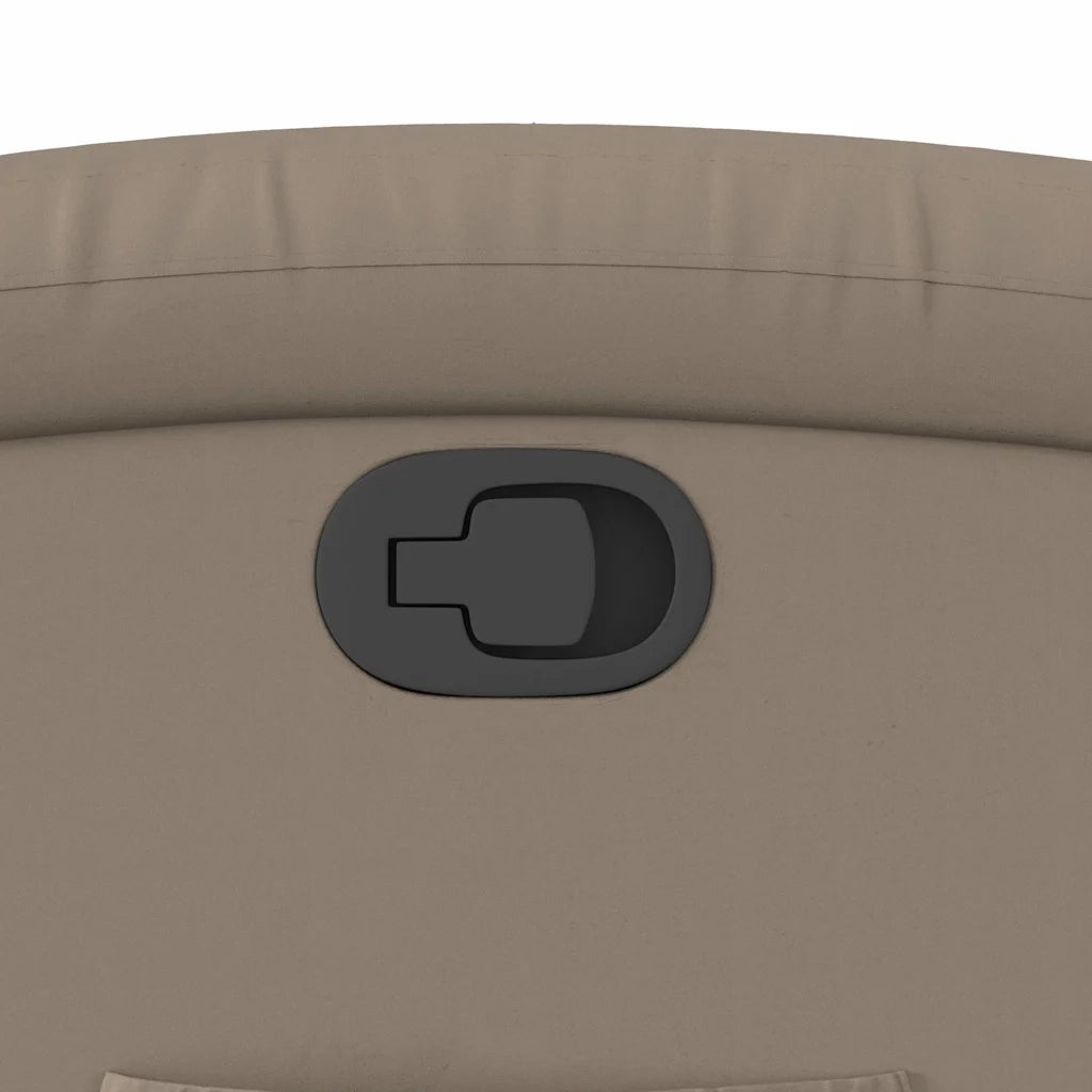Divano Sedia-Poltrona Reclinabile Cappuccino in Similpelle 842567