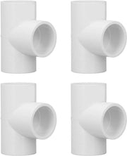 Connettori di PVC per tubi - 12 pezzi - Fitting a tre vie - 20mm/25mm/32mm - Resistenti alla corrosione - Per distribuzione d'acqua - Superficie interna liscia - Fitting per tubi