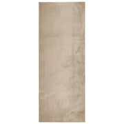 Tappeto del soggiorno | Tappeto a Pelo Corto HUARTE Morbido e Lavabile Sabbia 80x200 cm