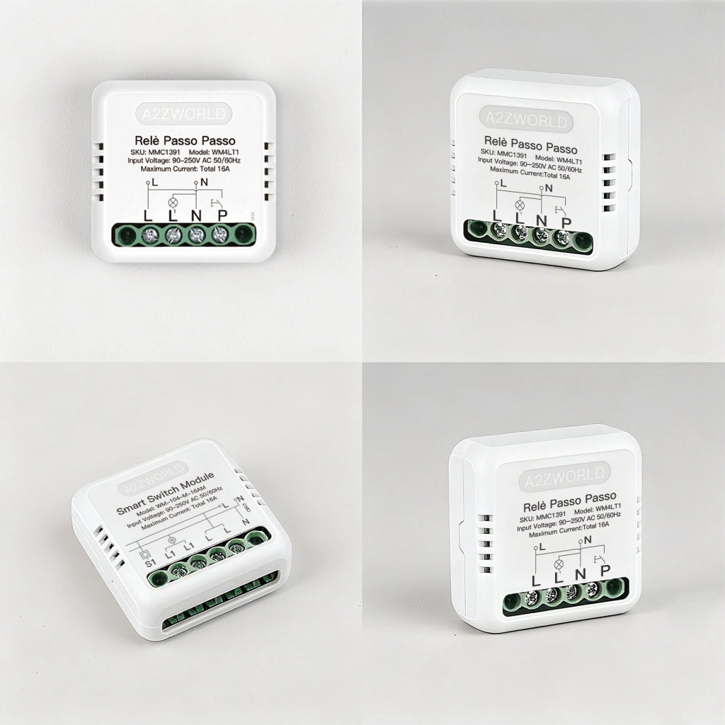 Relè Passo Passo Elettronico Silenzioso Impulse Relay 1 Contatto NO 16A 220V AC Con Memoria 40X40X18mm Compatibile Con Finder 13.91