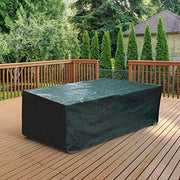 Hoezen per Tavolo e Sedia in Polietilene Ademante per Esterni 180x120x70cm