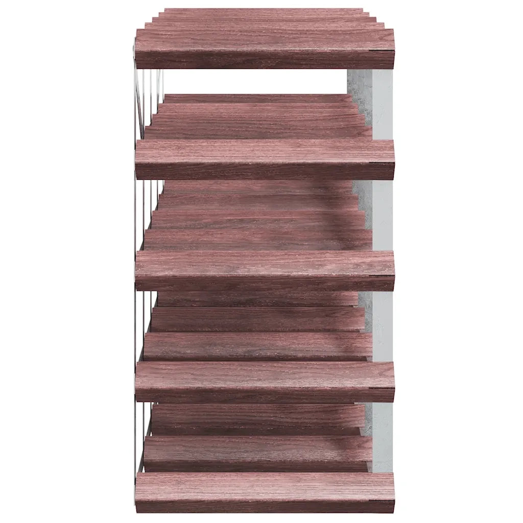 Portabottiglie per 20 Bottiglie Legno Massello di Pino Marrone 340892