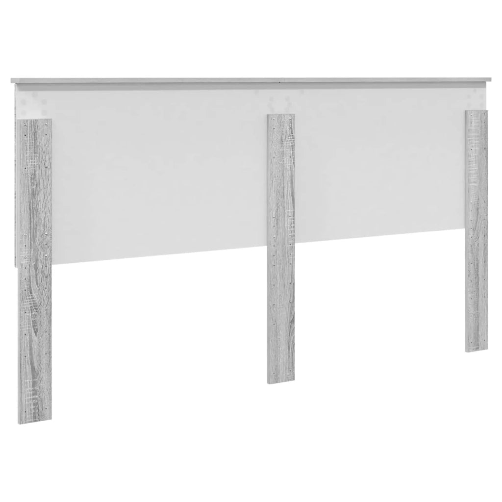 Testiera Sonoma grigia 100 cm Legno ingegnerizzato