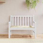 Cuscino per Panca Crema 100x50x3 cm in Tessuto Oxford 43197