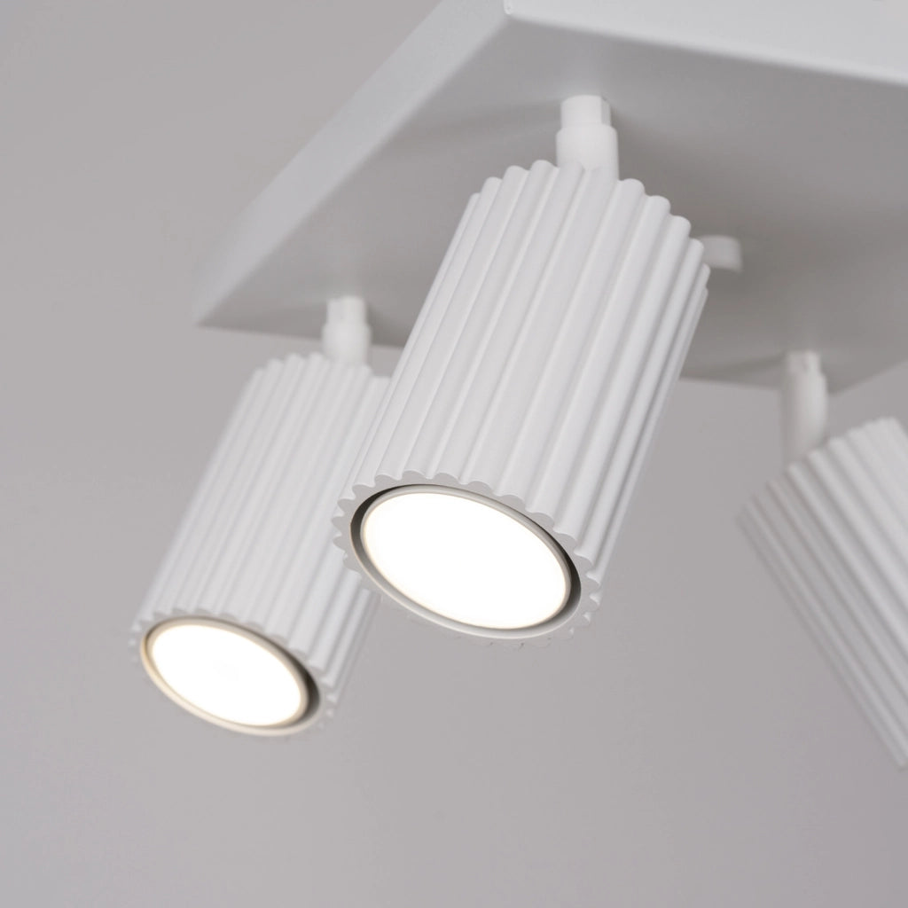 Plafoniera quadrata bianca 25cm 4xGU10 GRAVIO Pure Lume