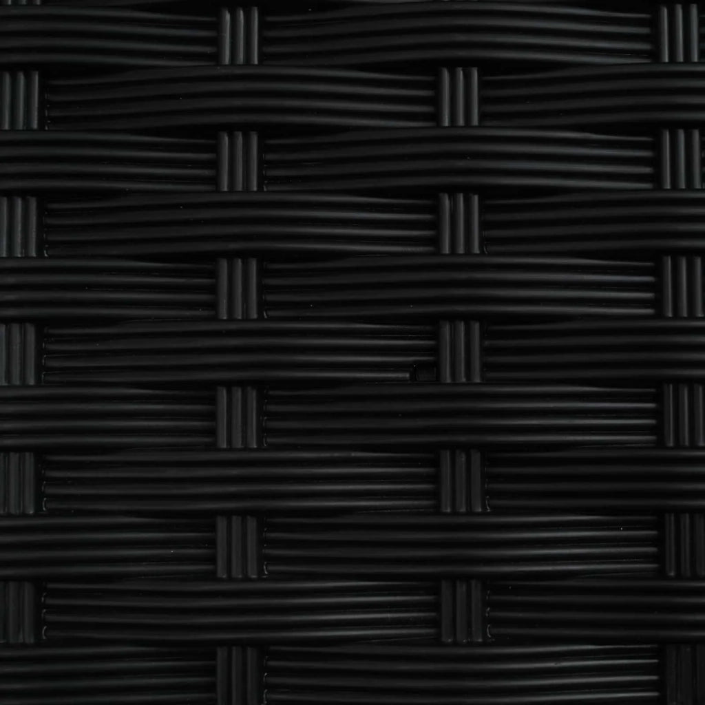 Letto Rialzato con Griglia e Tetto Nero 164 x 40 x 123 cm PP 42032546
