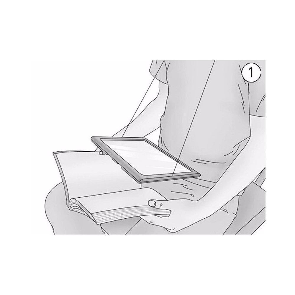 Trade Shop - Lente Ingrandimento Da Tavolo Collo Luce A Led Supporto Lettura A Pile -
