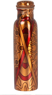 Fusto di acqua in rame, multi-design per viaggiatori Fusto di acqua da 900 ml