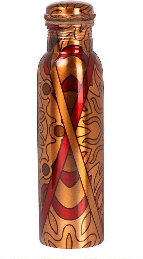Fusto di acqua in rame, multi-design per viaggiatori Fusto di acqua da 900 ml