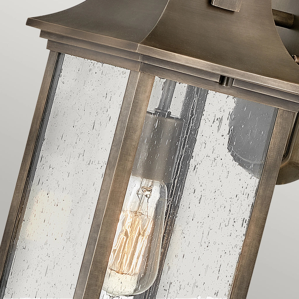 Applique esterna Grant bronzo ossidato E27 IP44 Quintiesse