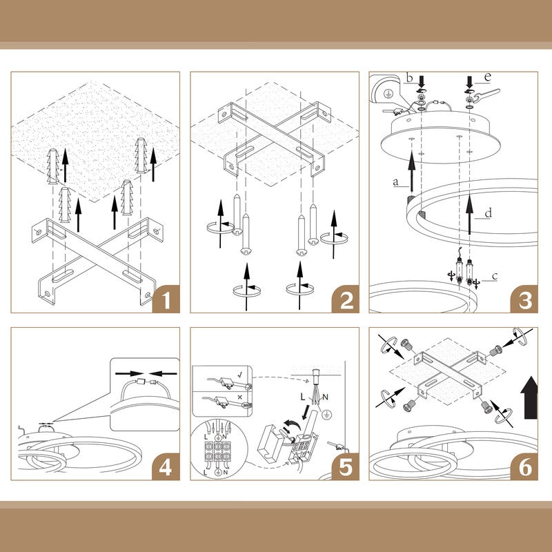 ZMH Lampada da soffitto plafoniera LED dorata dimmerabile 46W telecomando per camera letto soggiorno sala pranzo