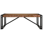 Tavolino Salotto Multicolore 100x100x35 cm Legno Recupero 4016668