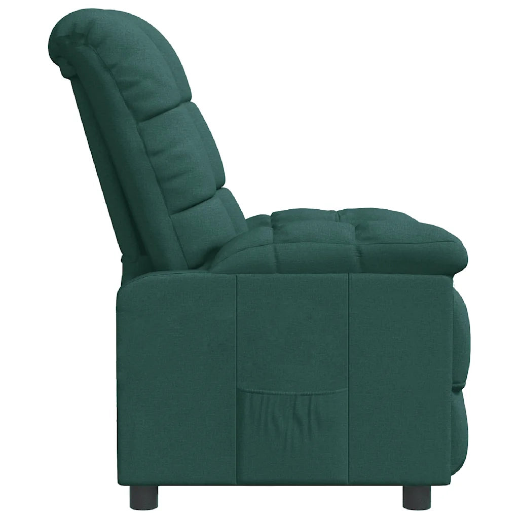 Poltrona Reclinabile Verde Scuro in Tessuto cod mxl 22707