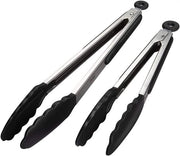Set di griglia per cucina da 2 con punte in silicone - Griglia per barbecue e forno con presa antiscivolo