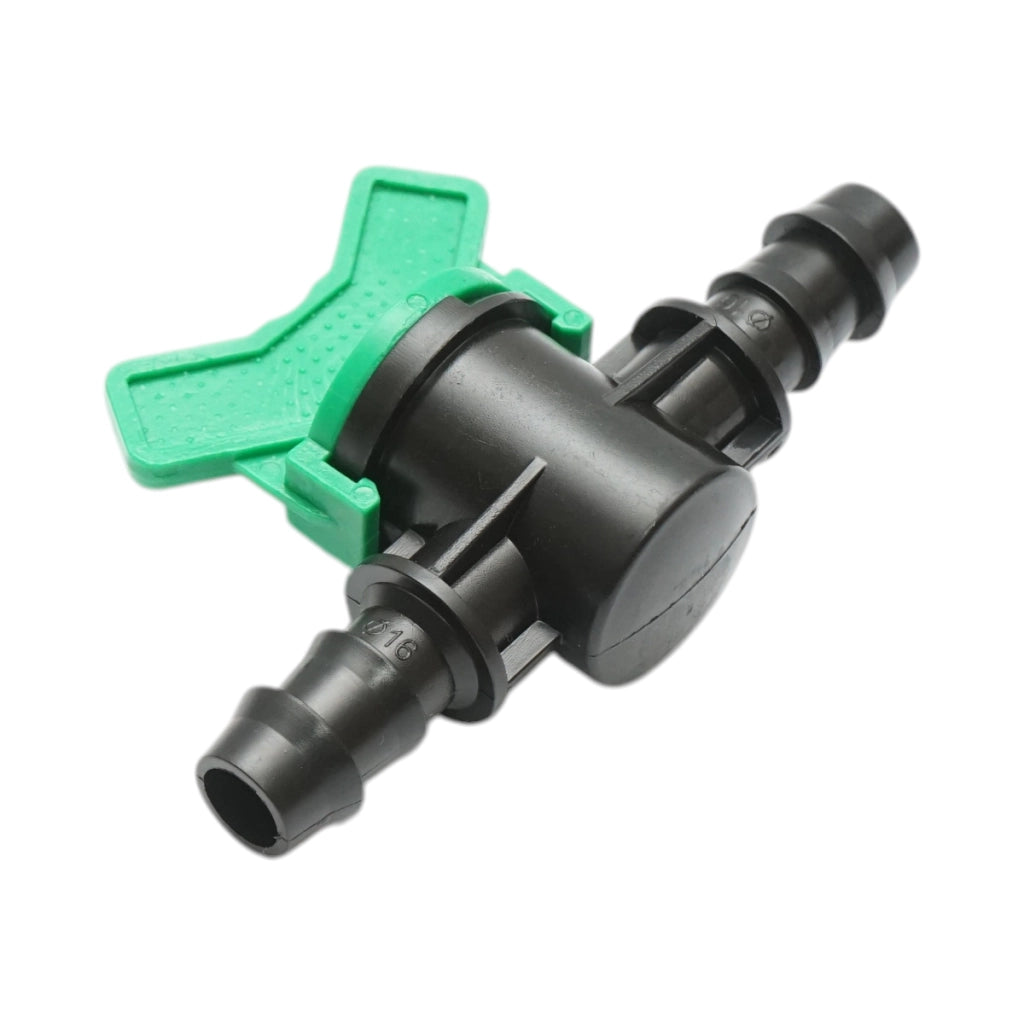 Rubinetto a goccia uguale 16x16 mm per sistemi di irrigazione