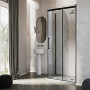 Box Doccia 80x110 CM 198 CM Vetro Trasparente 8 MM Versione Destra con EasyClean mod. Prime Bla Duo 1 Anta