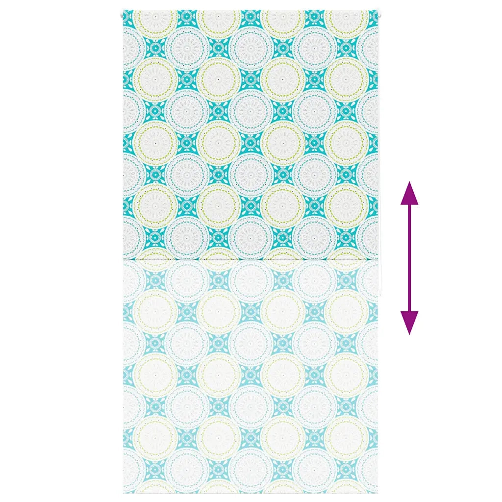 vidaXL Tenda a Rullo Doccia 120x240 cm Larghezza Tessuto 116 cm
