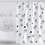 Douchegordijn perimetrale extra resistente all'acqua per bagno - Antimuffa e lavabile (300 x 200 cm)