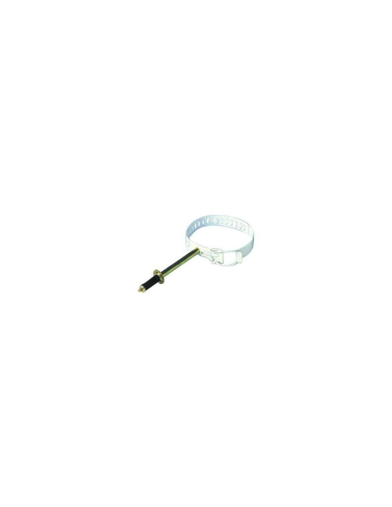 FASCETTA REGGITUBO PER STUFA Ø 130-180 mm - colore bianco