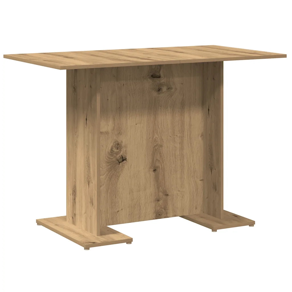 vidaXL Tavolo Pranzo Rovere Artigianale 110x60x75 cm Legno Multistrato