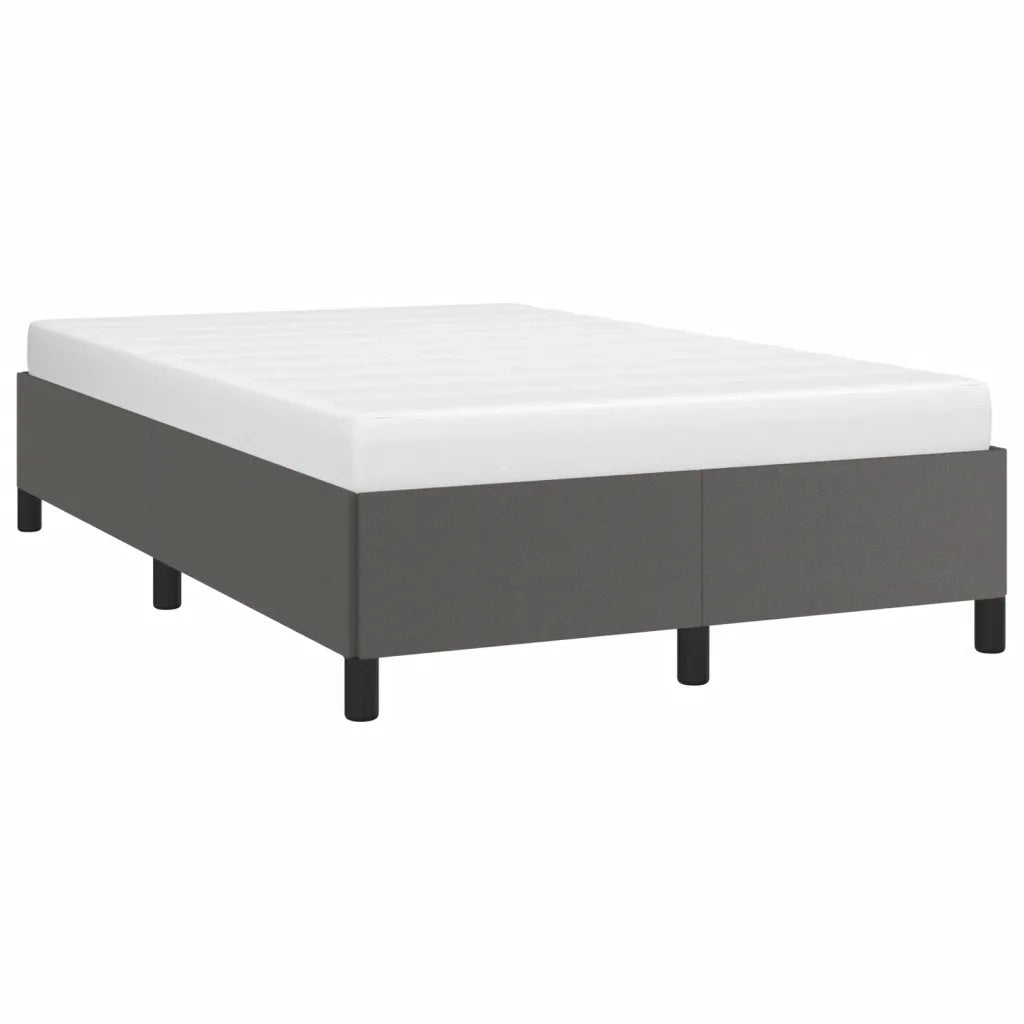 Giroletto senza Materasso Grigio 120x190 cm Similpelle