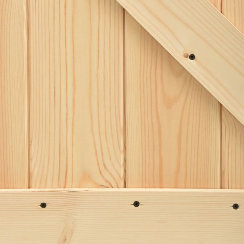 Porta NARVIK Naturale 80 x 210 cm Legno di pino solido 351042