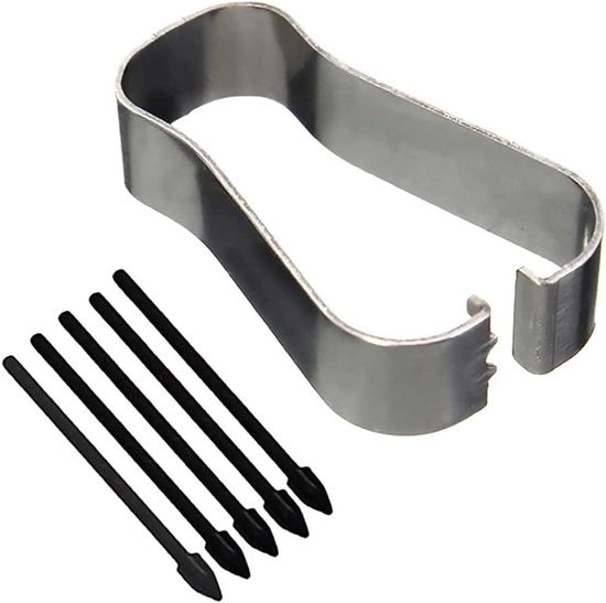 5 x Sfoglia Touchscreen con Pinza per Tweezers (Nero) - NJCXOLA
