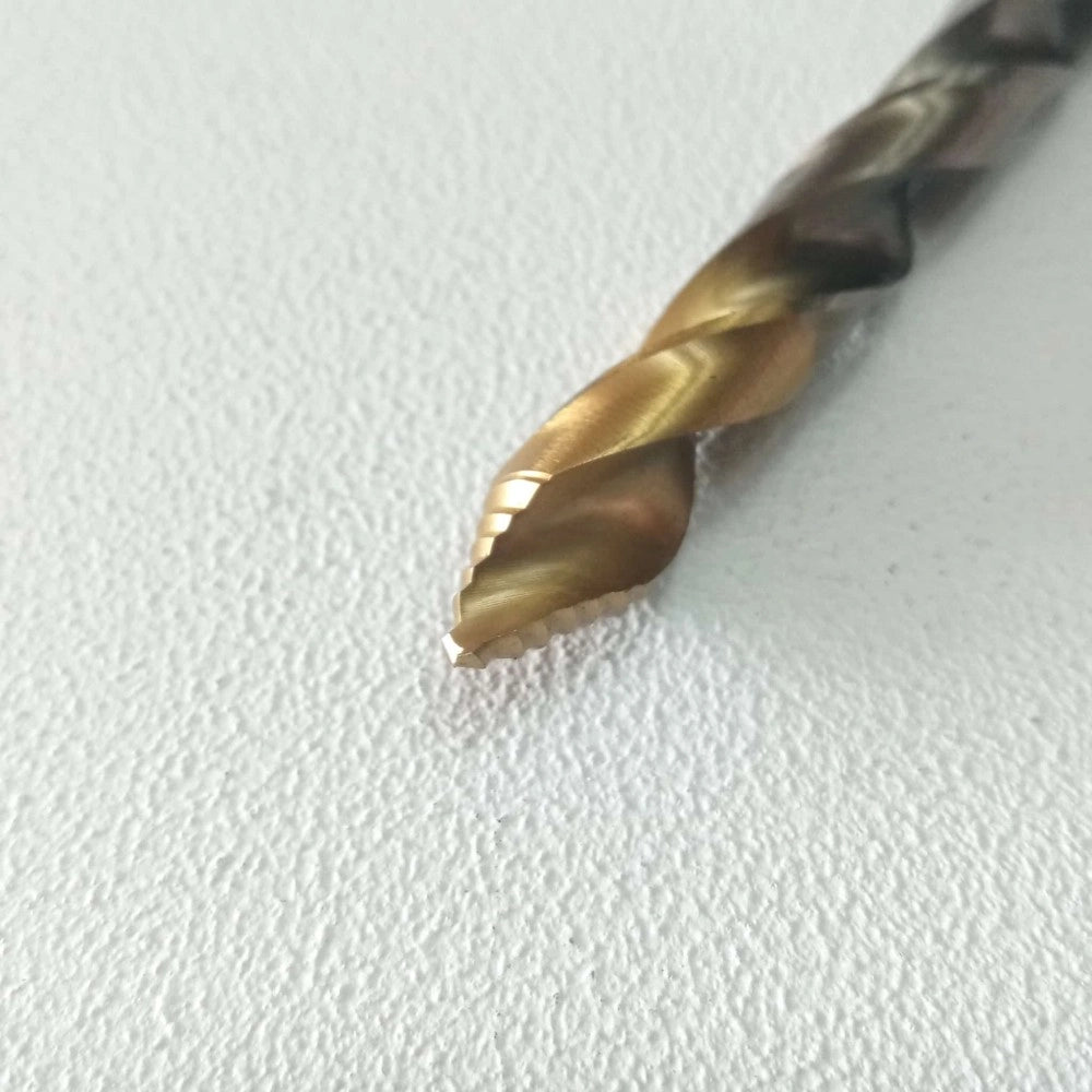 Stella bianca set 19 punte elicoidali hss cobalto 8% din 338 con imbocco a gradini