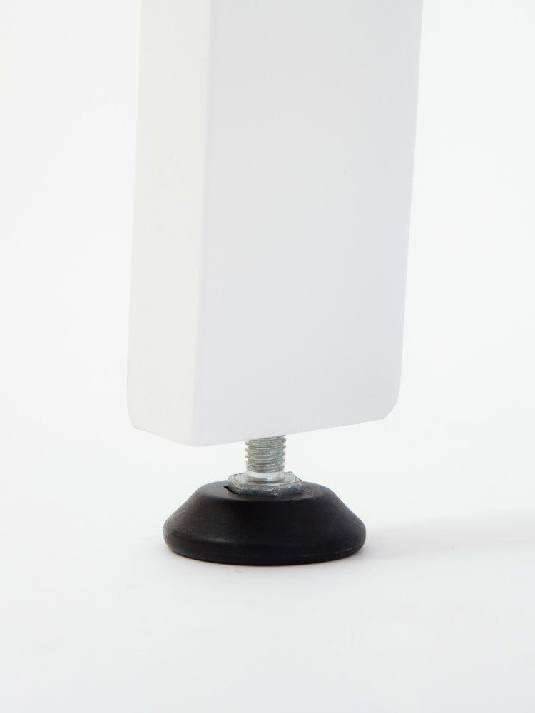 Tavolo Pieghevole Salvaspazio 70x100x71,5-75,5 cm Party in Legno e Laminato Bianco