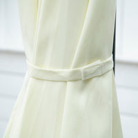 Ombrellone da Giardino a Sbalzo Ø256x245 cm con Rotazione a 360 Beige