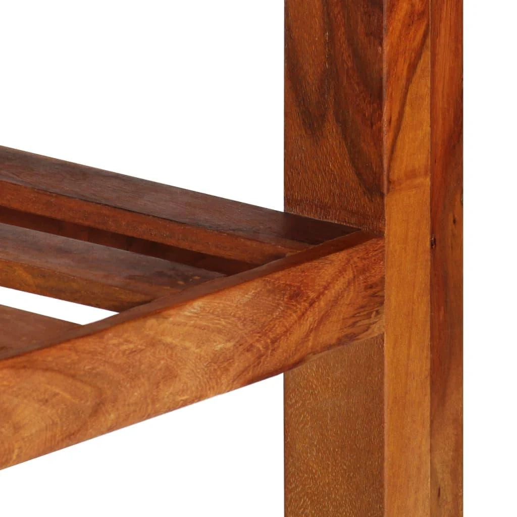 Credenza mobiletto consolle mobile contenitore con 3 cassetti 110 cm legno massello di sheesham 4402293