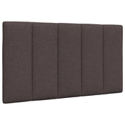 Cuscino Testiera Marrone Scuro 90 cm in Tessuto