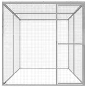 Gabbia per Gatti 3x1,5x1,5 m in Acciaio Zincato 146357
