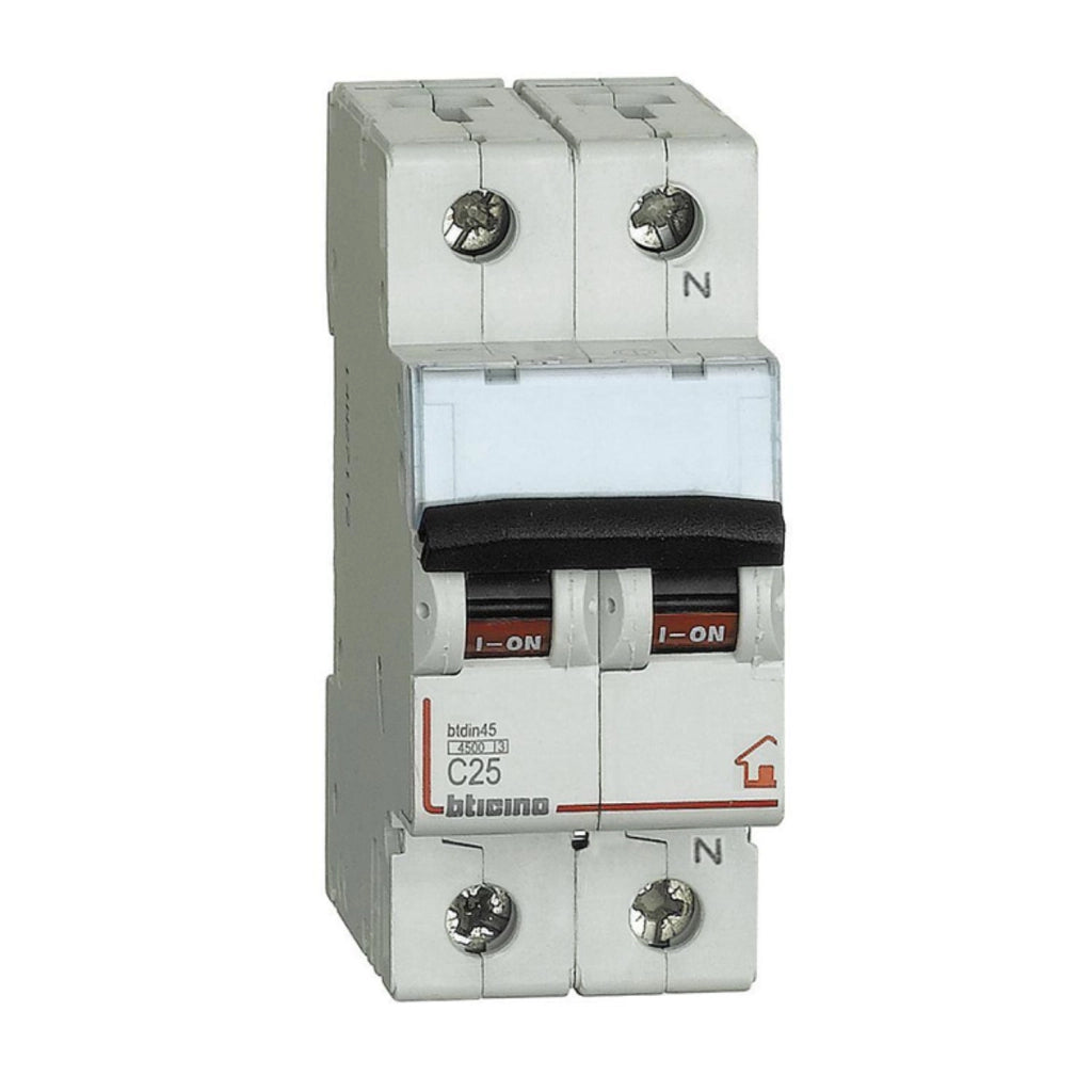 BTicino Inter. Magnetotermico 2 Din C 25A FC810NC25