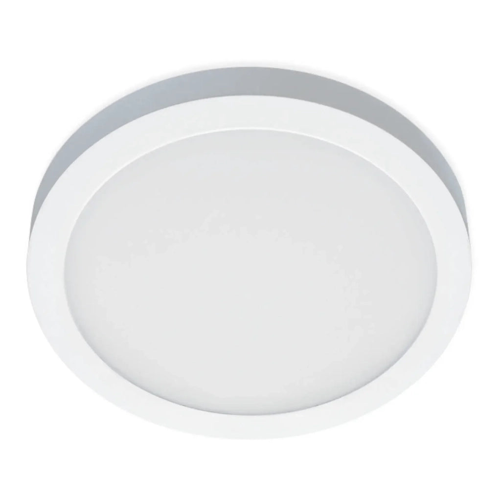 LÚZETE - DOWNLIGHT LED DA SUPERFICIE CIRCOLARE 24W 3000K-6000K Ø 29,5 CM BIANCO